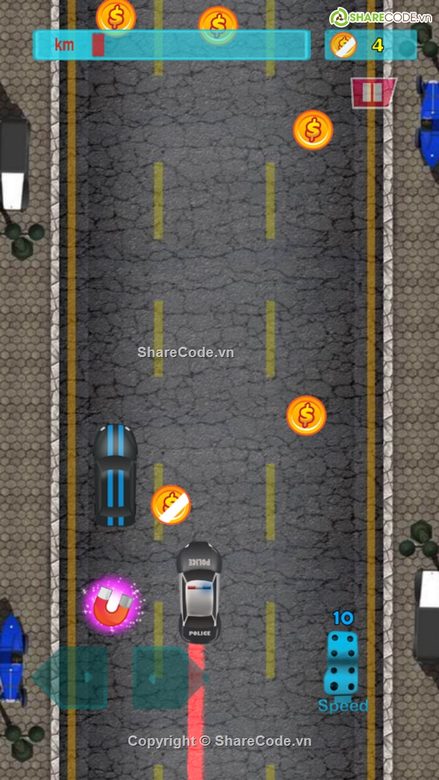 Trò chơi tốc độ xe,Tốc độ xe,android,buildbox,car speed game android,city car